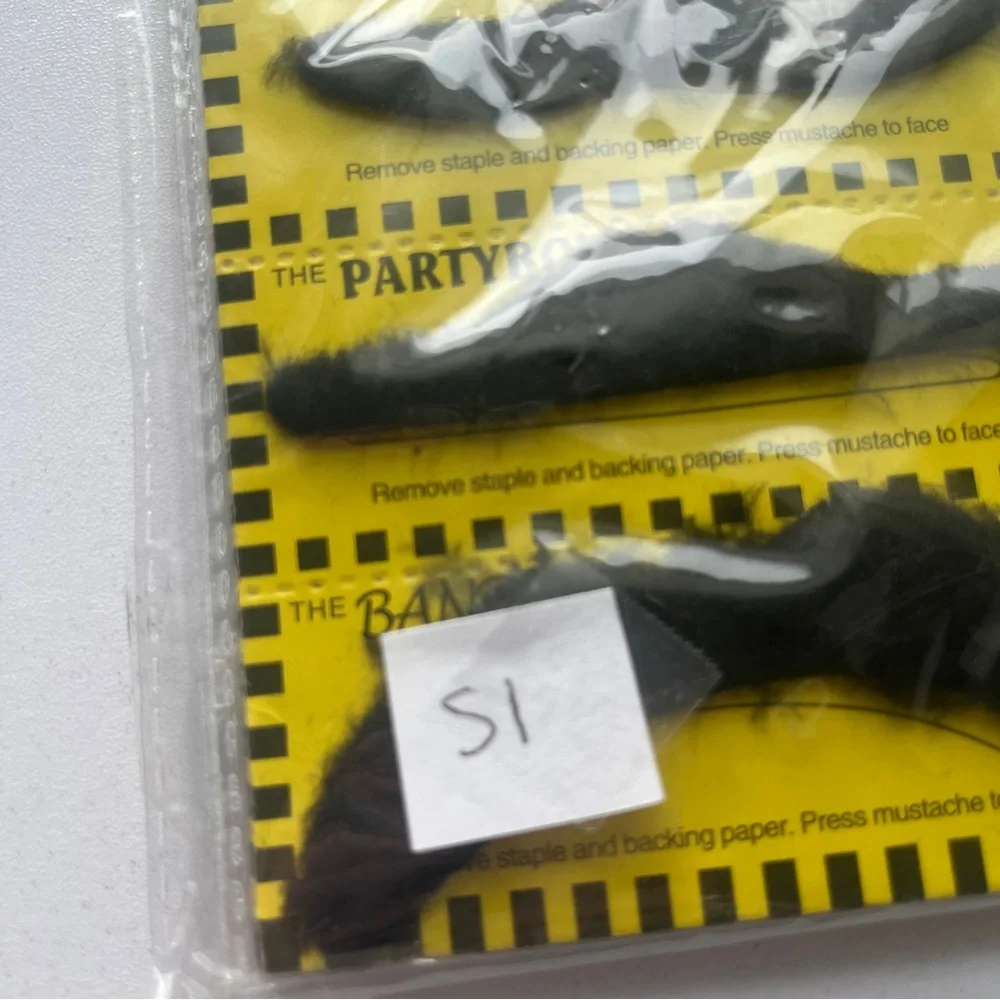 Mustache Party Self Adhesive Black Mustaches